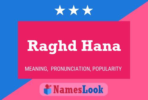 Raghd Hana Namensposter