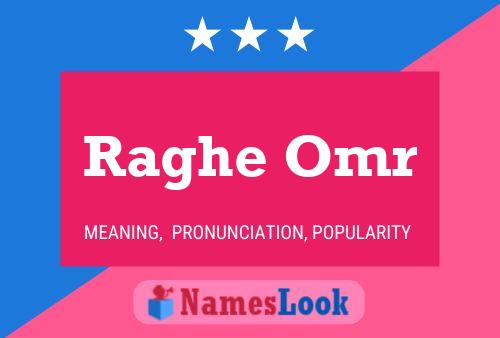 Raghe Omr Namensposter