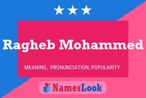 Ragheb Mohammed Namensposter