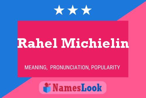 Rahel Michielin Namensposter