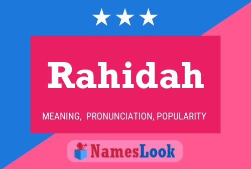 Rahidah Namensposter