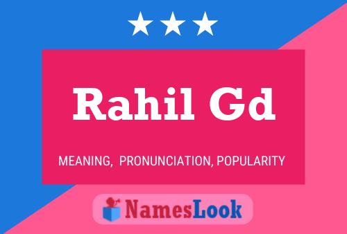 Rahil Gd Namensposter