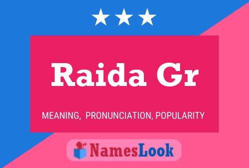 Raida Gr Namensposter