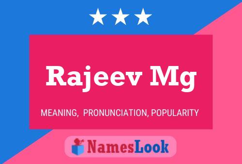 Rajeev Mg Namensposter