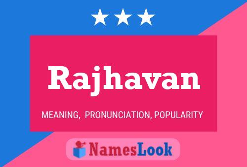 Rajhavan Namensposter