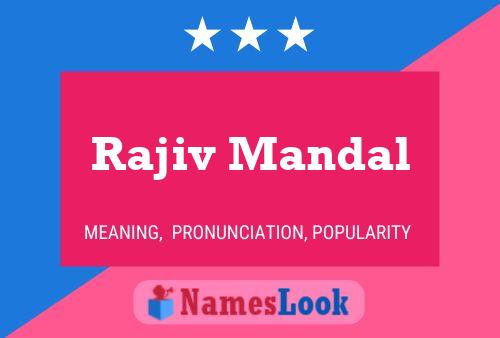 Rajiv Mandal Namensposter