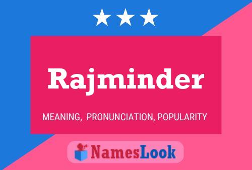 Rajminder Namensposter