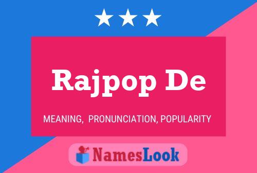 Rajpop De Namensposter