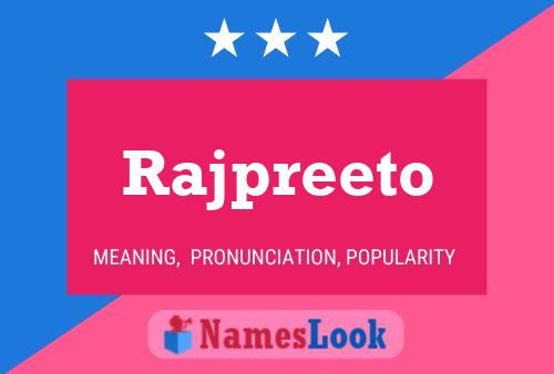 Rajpreeto Namensposter