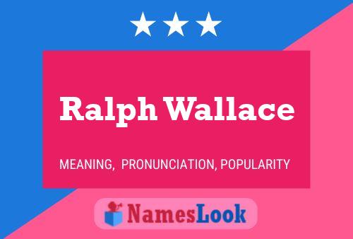 Ralph Wallace Namensposter