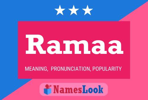 Ramaa Namensposter