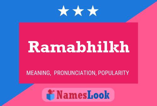 Ramabhilkh Namensposter