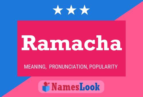 Ramacha Namensposter