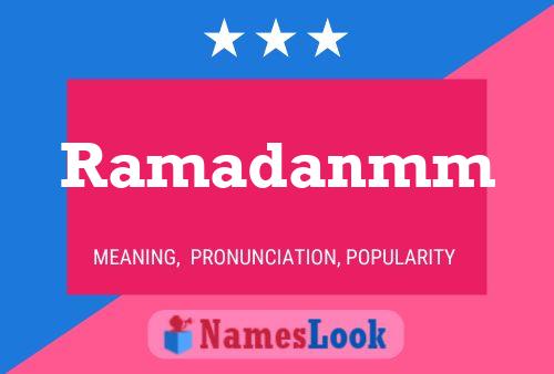 Ramadanmm Namensposter