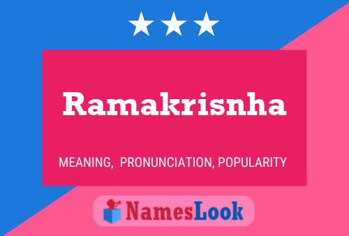 Ramakrisnha Namensposter