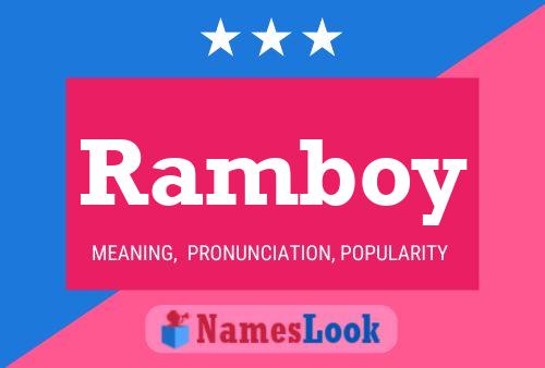 Ramboy Namensposter