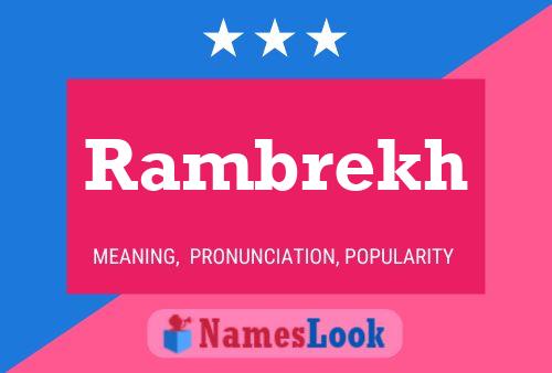 Rambrekh Namensposter