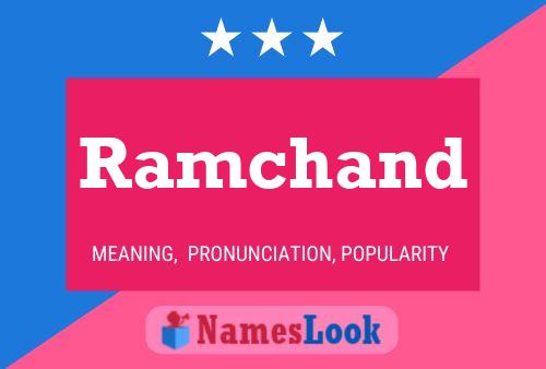 Ramchand Namensposter