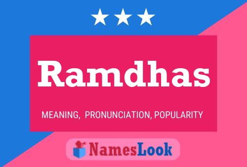 Ramdhas Namensposter