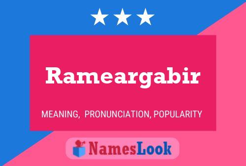 Rameargabir Namensposter