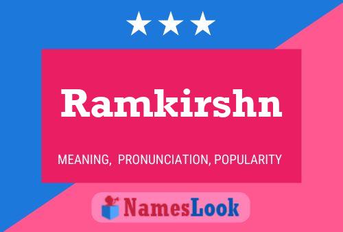 Ramkirshn Namensposter