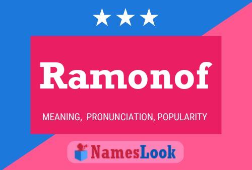 Ramonof Namensposter