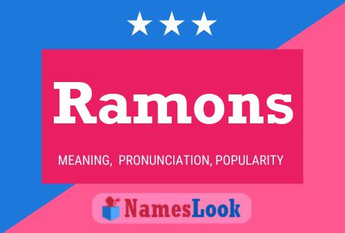 Ramons Namensposter