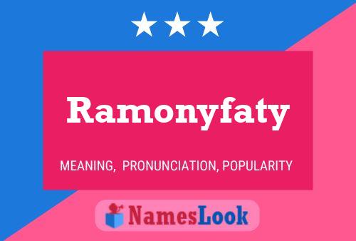 Ramonyfaty Namensposter