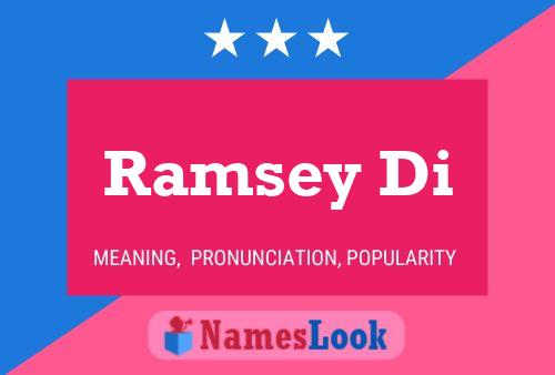 Ramsey Di Namensposter