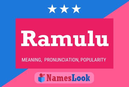 Ramulu Namensposter