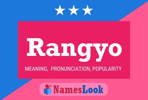 Rangyo Namensposter