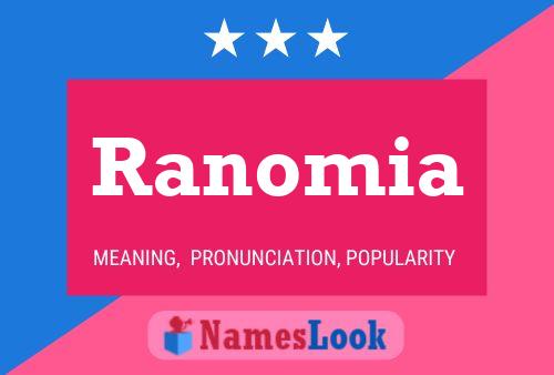 Ranomia Namensposter