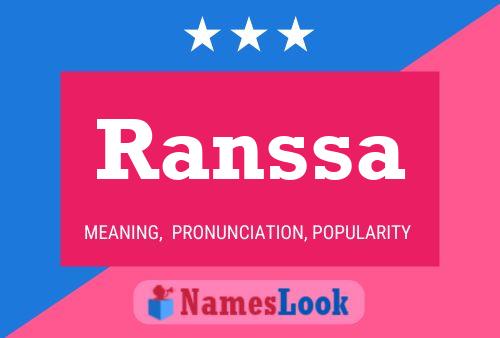 Ranssa Namensposter