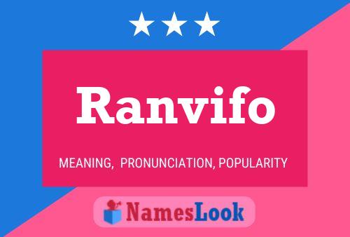 Ranvifo Namensposter