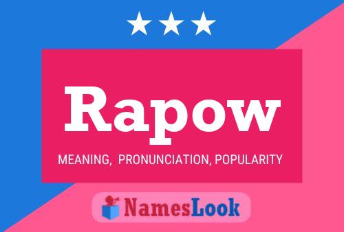 Rapow Namensposter