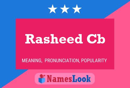 Rasheed Cb Namensposter