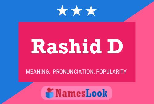 Rashid D Namensposter