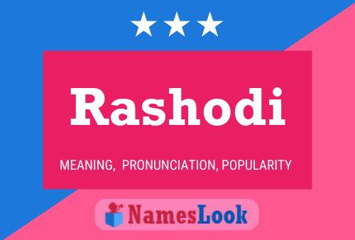 Rashodi Namensposter