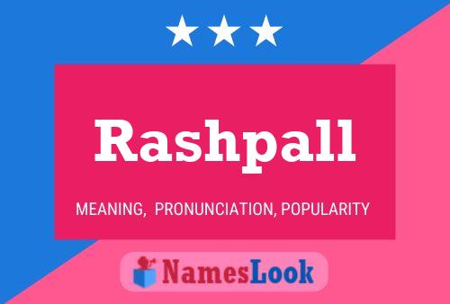 Rashpall Namensposter