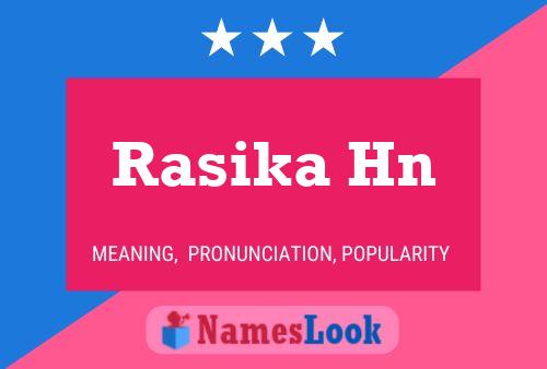 Rasika Hn Namensposter