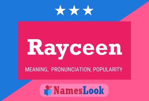 Rayceen Namensposter