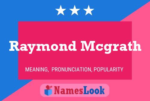 Raymond Mcgrath Namensposter