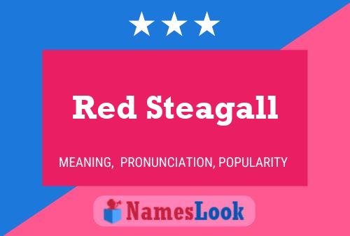 Red Steagall Namensposter