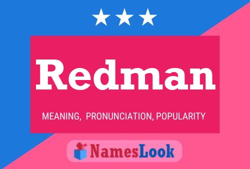 Redman Namensposter