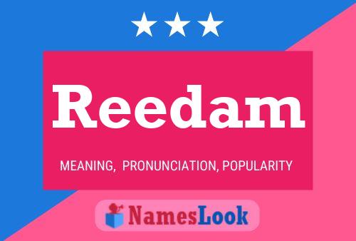 Reedam Namensposter