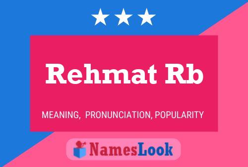 Rehmat Rb Namensposter