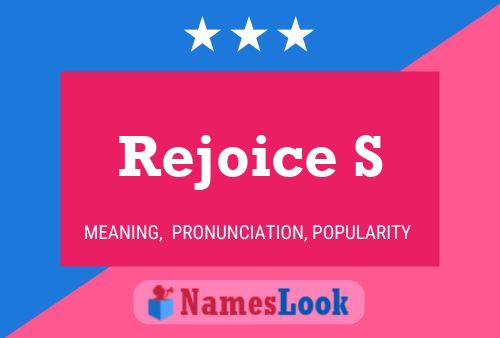 Rejoice S Namensposter