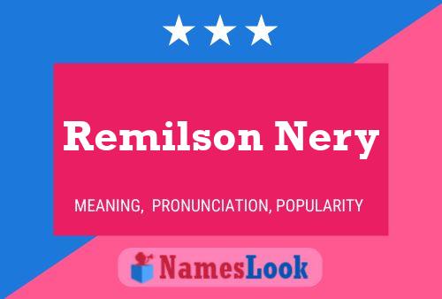 Remilson Nery Namensposter