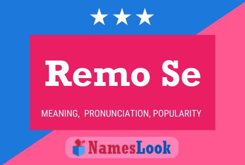 Remo Se Namensposter