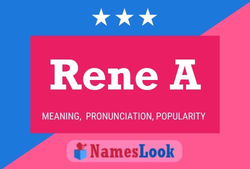 Rene A Namensposter